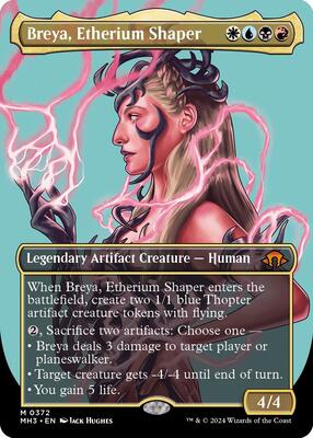 Breya, Etherium Shaper (Borderless) card from Modern Horizons 3
