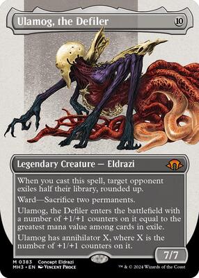 Ulamog, the Defiler (Borderless) card from Modern Horizons 3