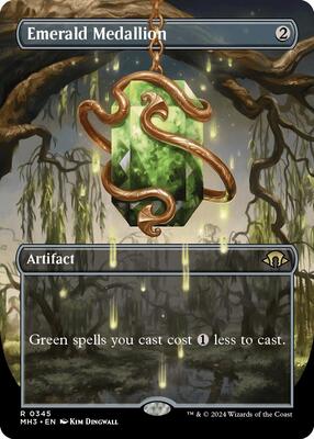 Emerald Medallion (Borderless) card from Modern Horizons 3