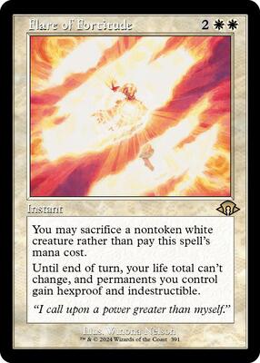 Flare of Fortitude (Retro Frame) card from Modern Horizons 3