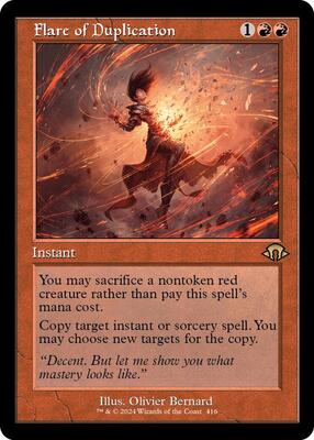 Flare of Duplication (Retro Frame) card from Modern Horizons 3