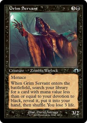 Grim Servant (Retro Frame) card from Modern Horizons 3
