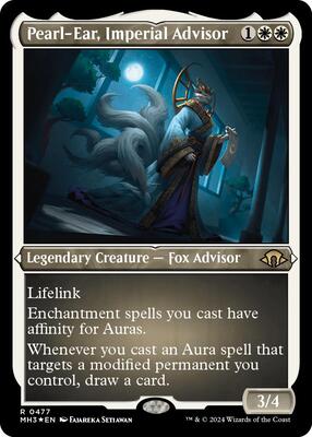 Pearl-Ear, Imperial Advisor (Foil Etched) card from Modern Horizons 3