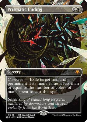 Prismatic Ending (Borderless) card from Special Guests