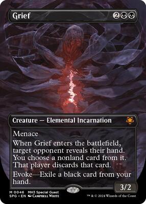 Grief (Borderless) card from Special Guests