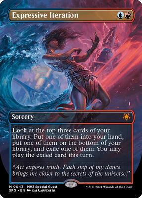 Expressive Iteration (Borderless) card from Special Guests