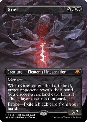Grief (Borderless) (Textured Foil) card from Special Guests