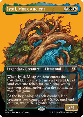 Jyoti, Moag Ancient (Borderless) card from Commander: Modern Horizons 3