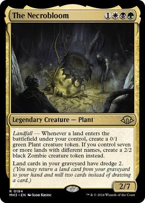 The Necrobloom card from Modern Horizons 3