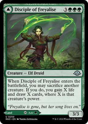 Disciple of Freyalise card from Modern Horizons 3