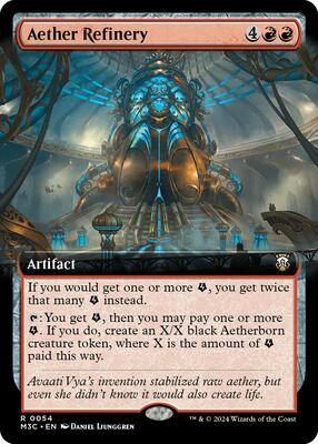 Aether Refinery (Extended Art) card from Commander: Modern Horizons 3