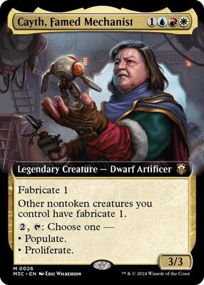 Cayth, Famed Mechanist (Extended Art) card from Commander: Modern Horizons 3