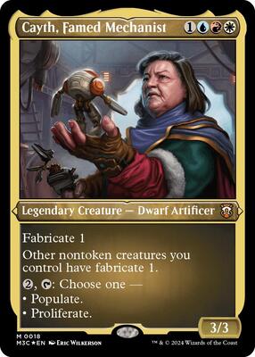 Cayth, Famed Mechanist (Foil Etched) card from Commander: Modern Horizons 3