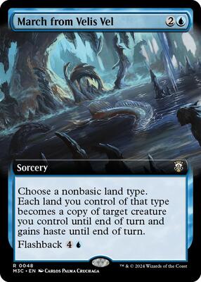 March from Velis Vel (Extended Art) (Ripple Foil) card from Commander: Modern Horizons 3