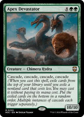 Apex Devastator (Ripple Foil) card from Commander: Modern Horizons 3