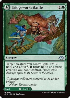 Bridgeworks Battle card from Modern Horizons 3