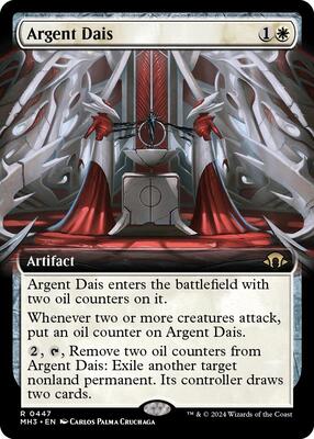 Argent Dais (Extended Art) card from Modern Horizons 3