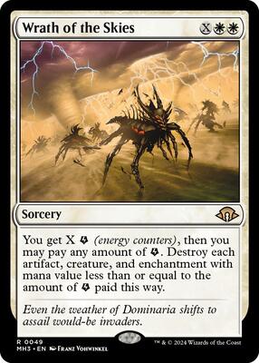 Wrath of the Skies card from Modern Horizons 3