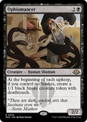Ophiomancer card from Modern Horizons 3