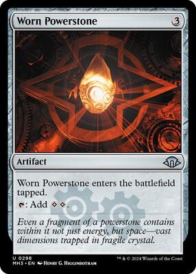 Worn Powerstone card from Modern Horizons 3
