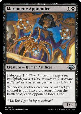 Marionette Apprentice card from Modern Horizons 3