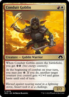 Conduit Goblin card from Modern Horizons 3