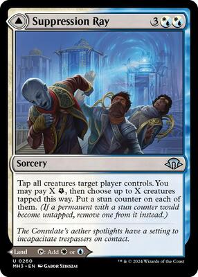 Suppression Ray card from Modern Horizons 3