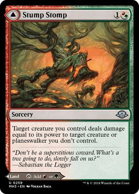 Stump Stomp card from Modern Horizons 3