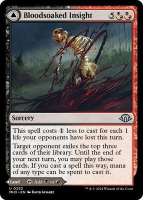 Bloodsoaked Insight card from Modern Horizons 3