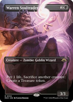 Warren Soultrader (Borderless) card from Modern Horizons 3