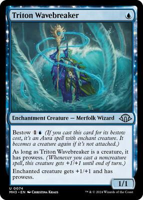 Triton Wavebreaker card from Modern Horizons 3