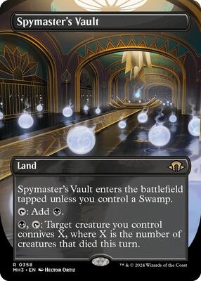 Spymaster's Vault (Borderless) card from Modern Horizons 3