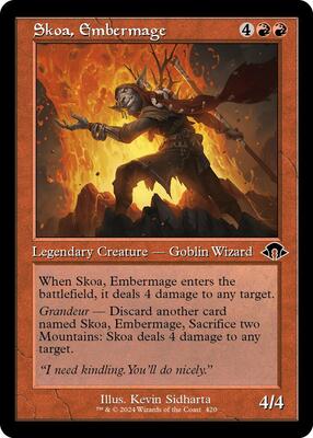 Skoa, Embermage (Retro Frame) card from Modern Horizons 3