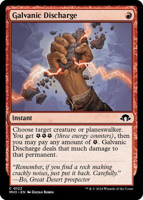 Galvanic Discharge card from Modern Horizons 3