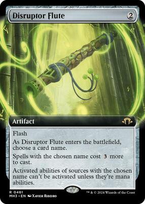 Disruptor Flute (Extended Art) card from Modern Horizons 3