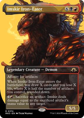 Imskir Iron-Eater (Borderless) card from Modern Horizons 3