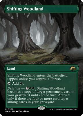 Shifting Woodland (Borderless) card from Modern Horizons 3