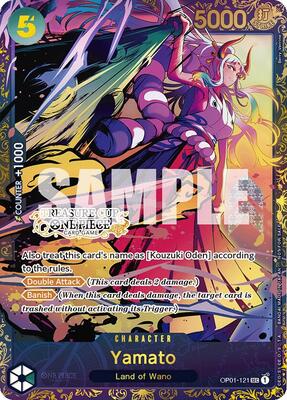 Yamato (Treasure Cup) card from One Piece Promotion Cards