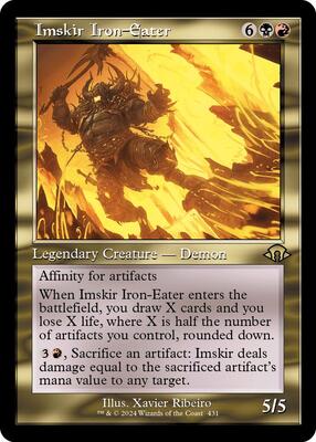 Imskir Iron-Eater (Retro Frame) card from Modern Horizons 3