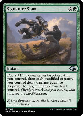 Signature Slam card from Modern Horizons 3