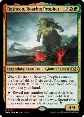 Rosheen, Roaring Prophet card from Modern Horizons 3