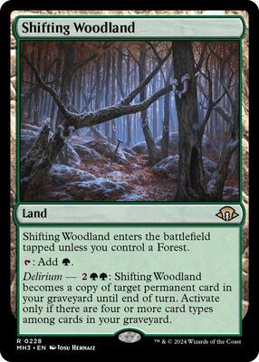 Shifting Woodland card from Modern Horizons 3