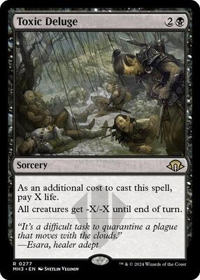 Toxic Deluge card from Modern Horizons 3