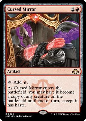 Cursed Mirror card from Modern Horizons 3