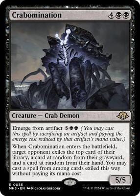 Crabomination card from Modern Horizons 3