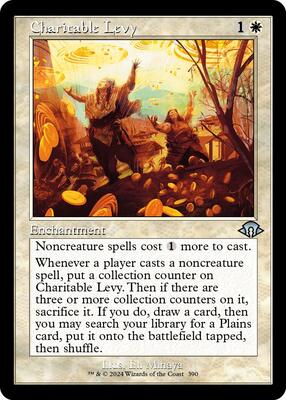 Charitable Levy (Retro Frame) card from Modern Horizons 3