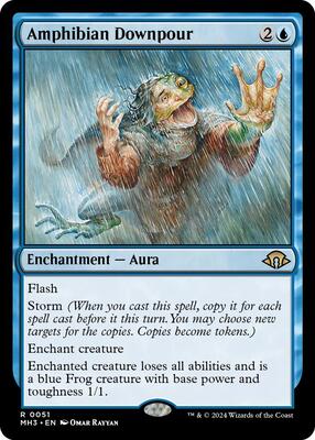 Amphibian Downpour card from Modern Horizons 3