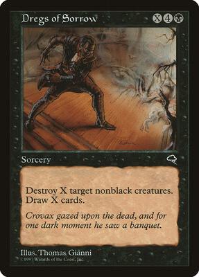 Dregs of Sorrow card from Tempest