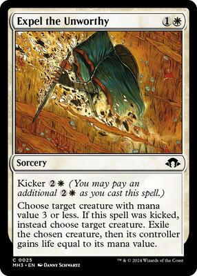 Expel the Unworthy card from Modern Horizons 3