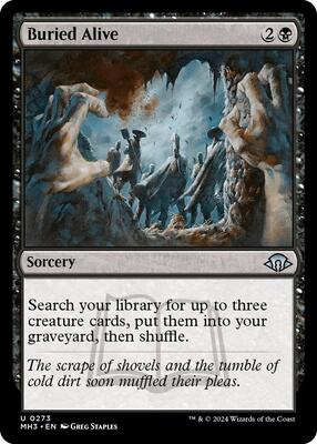Buried Alive card from Modern Horizons 3